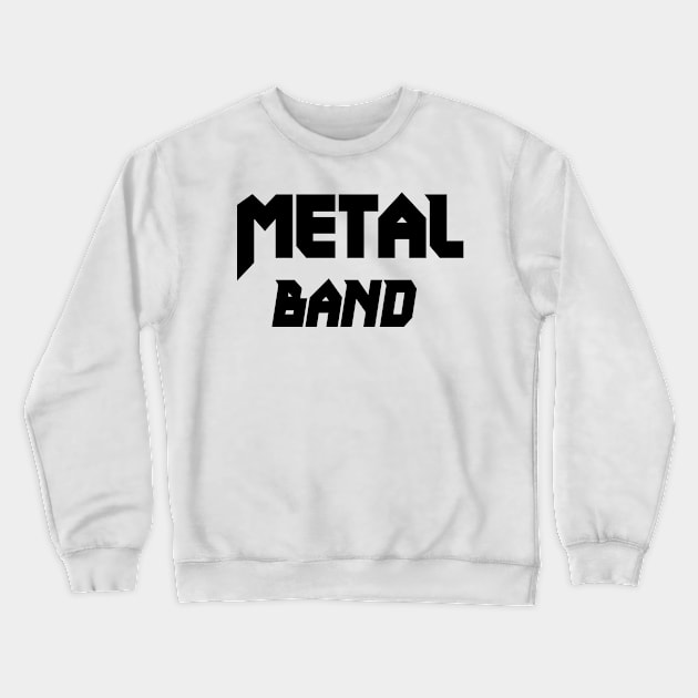 Metal Band Crewneck Sweatshirt by Joker & Angel